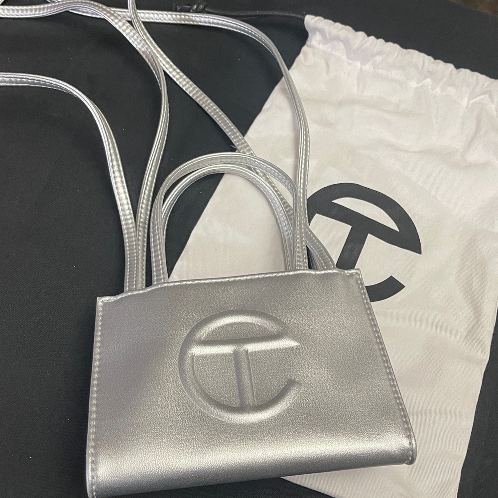 TELFAR Small Shopping Bag (Silver) - Picture 9 of 9